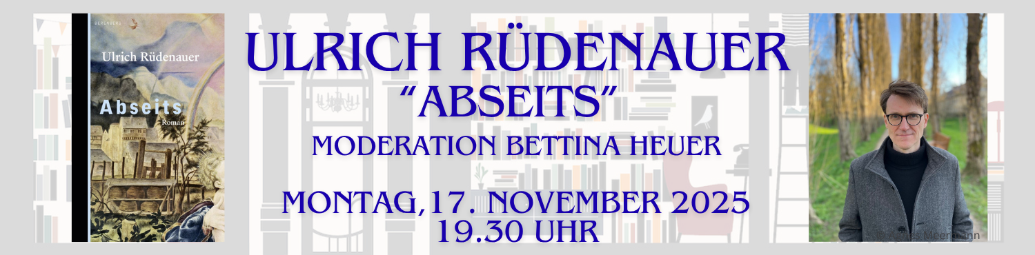 Ulrich Rüdenauer zu Lesung und Gespräch: "Abseits"