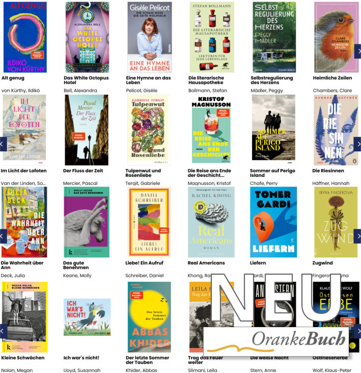Neue Bücher bei Orankebuch