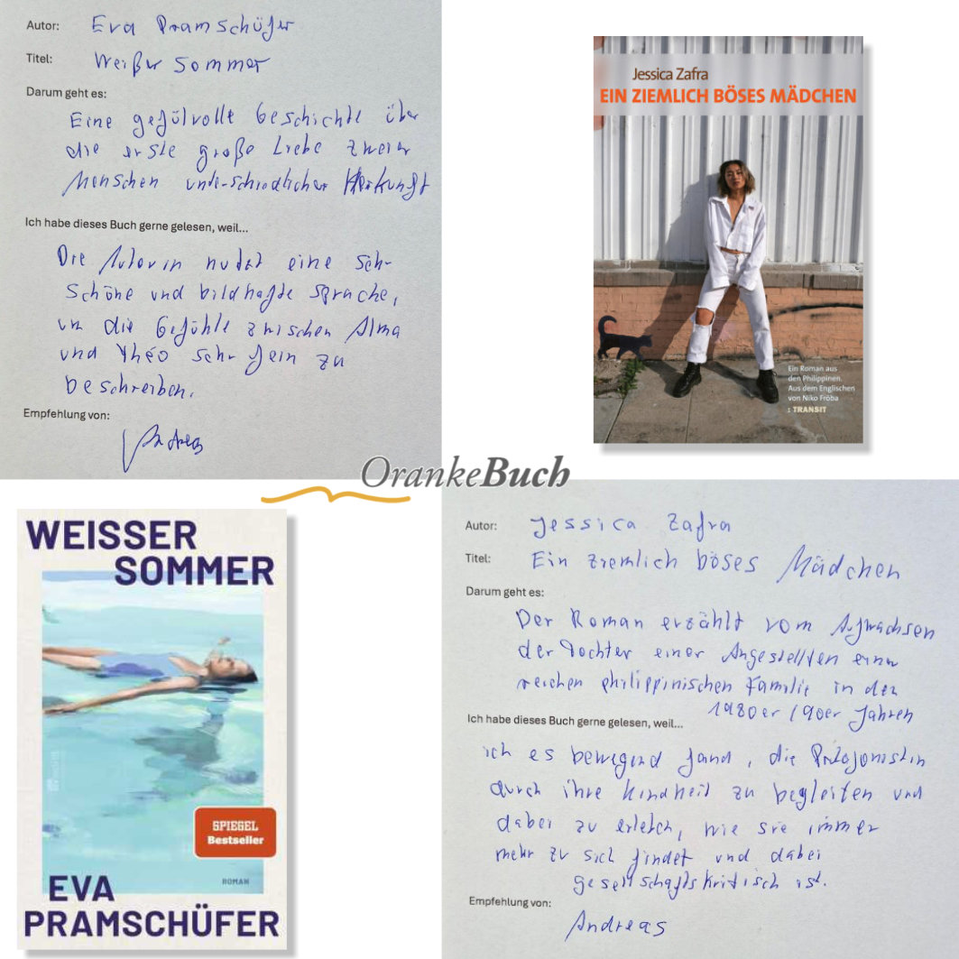 Lesetipps: Eva Pramschüfer & Jessica Zafra
