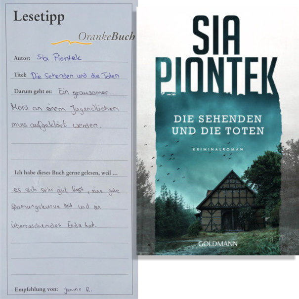 Lesetipp: Sia Piontek