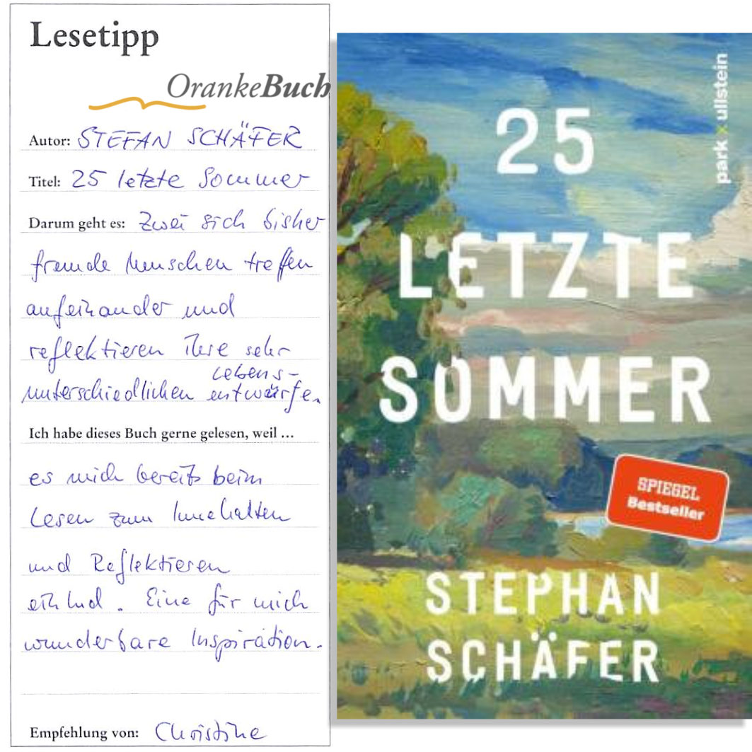 Lesetipp: 25 letzte Sommer