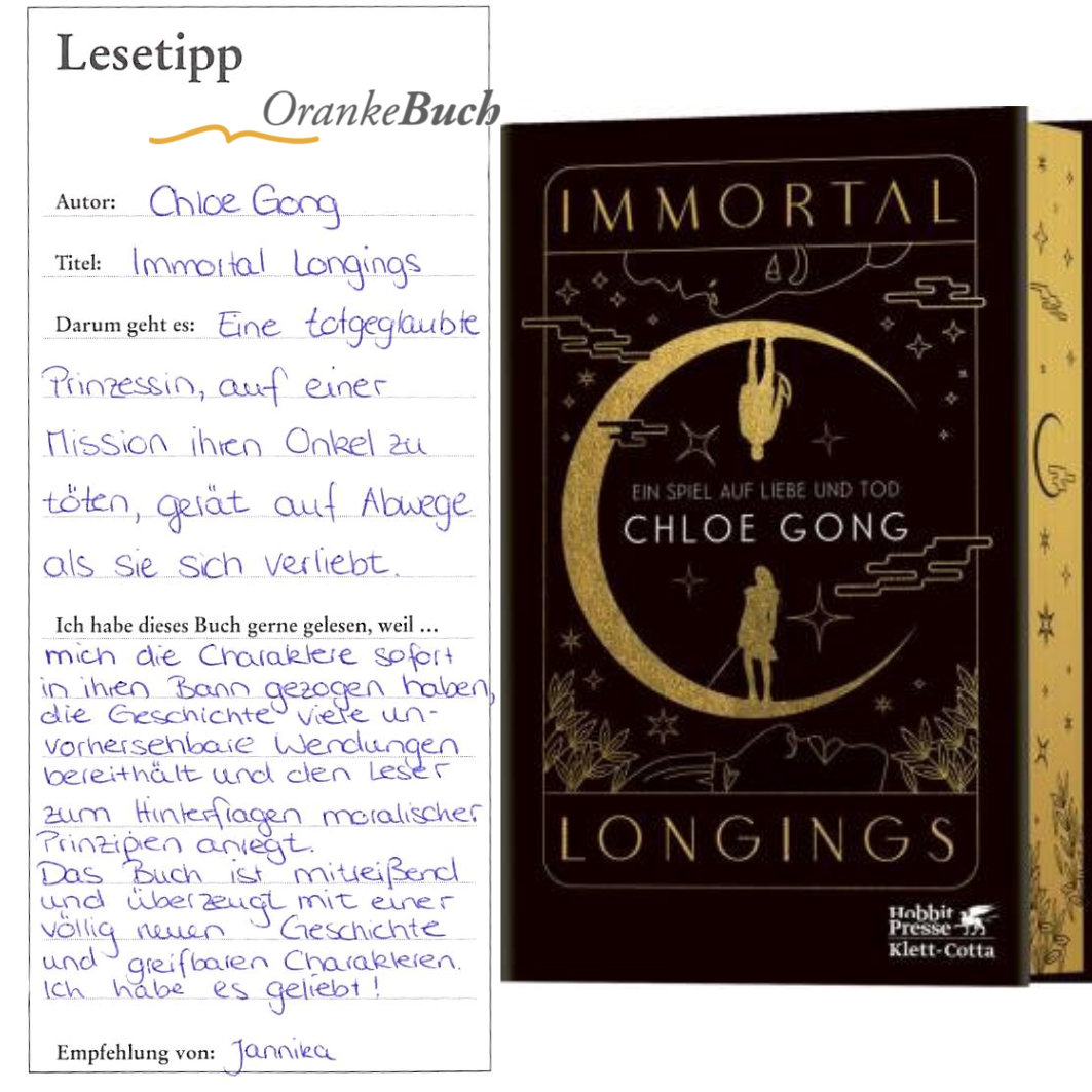 Lesetipp: Immortal Longings