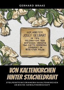 Fotos eines Buchcovers, außerdem Innenseiten aus dem Buch und Foto eines älteren Mannes mit Brille