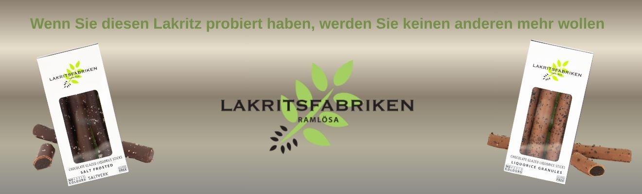Lakritzstangen von Lakritsfabriken Ramlösa – edles Lakritz mit Salz oder Schokolade in eleganter Verpackung, Premium-Süßigkeit aus Schweden Lakritzstangen von Lakritsfabriken Ramlösa – edles Lakritz mit Salz oder Schokolade in eleganter Verpackung, Premium-Süßigkeit aus Schweden